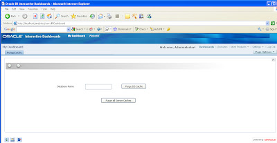 ORACLE BUSINESS INTELLIGENCE ENTERPRISE EDITION 100 Purge BI Server