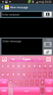 GO Keyboard Pink Satin Screenshots 13