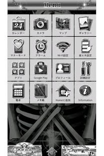 Download WS SKULL for[+]HOMEきせかえテーマ APK