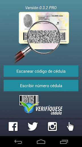 Verifiquese Cédula PRO