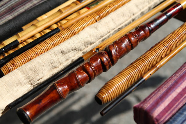 Tenkara bamboo rod handles