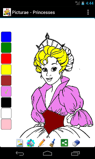 免費下載教育APP|Picturae - Princesses coloring app開箱文|APP開箱王