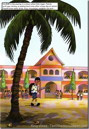 CSKomics Volume 01 Paandi Boy Of The Matche Dated Apr 2011 2nd Page Story Begins