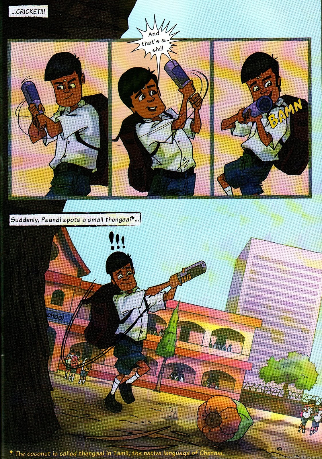 [CSKomics Volume 01 Paandi Boy Of The Matche Dated Apr 2011 3rd Page of the Story[4].jpg]