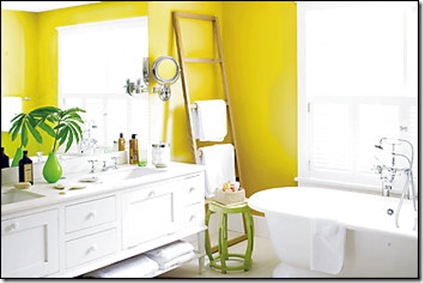 Benjamin Moore's St. Elmo's fire yellow has a hint of green via Washington Post Sept 11