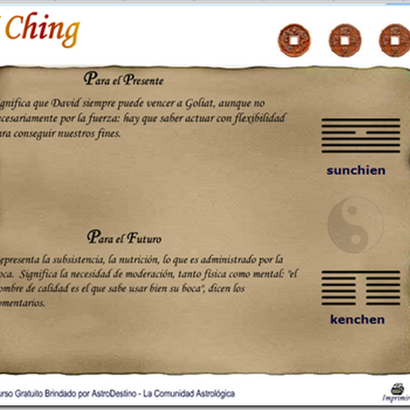 consulta el oráculo I Ching gratis online