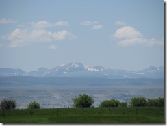 1574 Snow Capped Mountains from Lyman WY