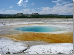 5633 Midway Geyser Basin Opal Pool Yellowstone National Park