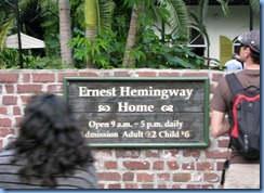 7334 Key West FL - Conch Tour Train - Ernest Hemingway House