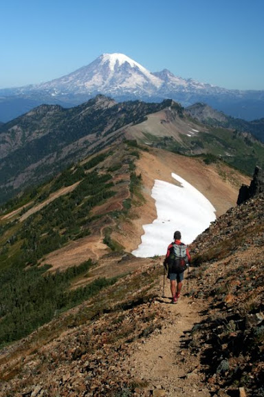 Speedhiking in der Goat Rocks Wilderness