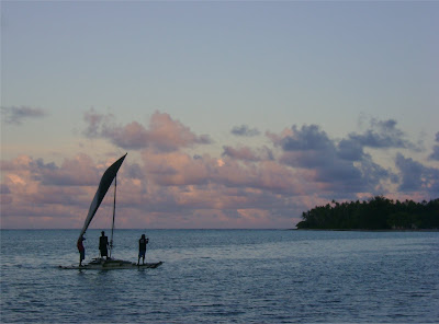 Ujae, Sailing Canoe at Dusk, Peter Rudiak-Gould