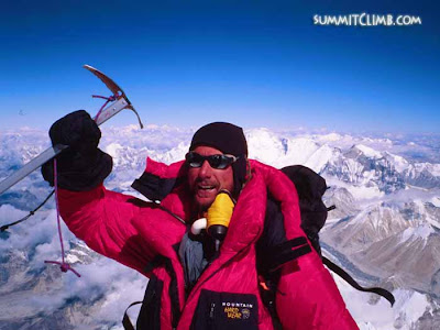 SummitClimb leader on Everest (Courtesy of SummitClimb)