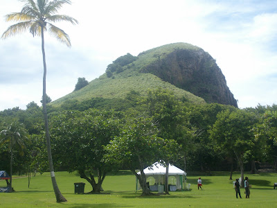  Pigeon Island is a historic site in Gros Islet St. Lucia.