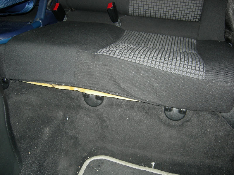 Reparacion Asiento Trasero CSportCoupe (fotos) MercedesBenz