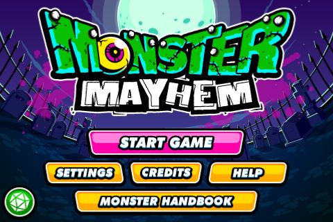 Monster Mayhem主選單