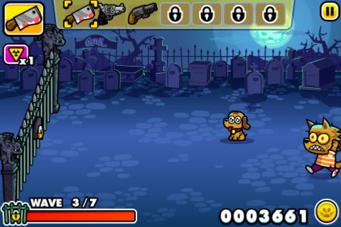 眼神凶惡的狼人死掉之後，竟然變成眼睛水汪汪的小狗，太可愛了吧！