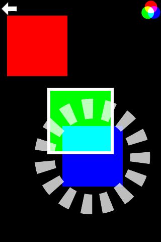 妥善安排各種形狀的色塊,使顏色正確融合。 妥善安排各種形狀的色塊,使顏色正確融合。