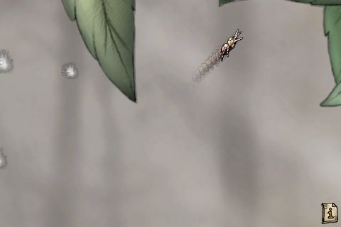 擦劃的手勢可讓蜘蛛跳躍,蜘蛛的跳躍能力很優越喔 擦劃的手勢可讓蜘蛛跳躍,蜘蛛的跳躍能力很優越喔