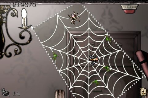 捕食飛蟲不但能獲得分數,還能讓蜘蛛產生更多蛛絲 捕食飛蟲不但能獲得分數,還能讓蜘蛛產生更多蛛絲