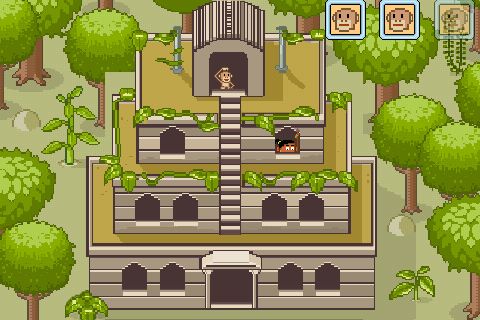 類似打地鼠玩法的抓猴遊戲