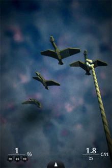 關卡樹上掛滿符合情境的雕像牌子，點選開啟即可進行禪綁作業。