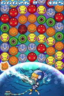 直接用手指把選定的小壞蛋拉到防護罩裡