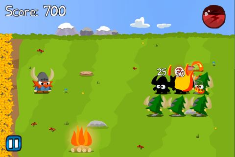 讓斧頭飛過火堆即可讓飛斧攜帶著熾熱的火燄前進,只要輕輕掃過都是致命的一擊。 讓斧頭飛過火堆即可讓飛斧攜帶著熾熱的火燄前進,只要輕輕掃過都是致命的一擊。