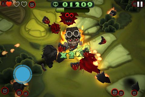 死亡的怪物有一定機率掉落幸運草，集滿三枚就可變身為猛獸