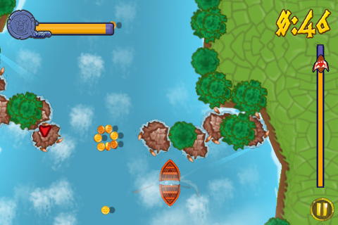 若你不慎一直撞到暗礁就會像圖中的船一下沉到海底