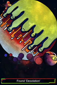 宇宙中有幾顆較主要的大星球，每一顆都呈現著獨一無二的面貌