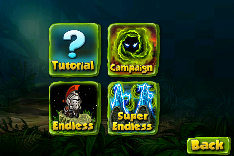 教學、關卡、無盡關卡與玩到死等四種模式。