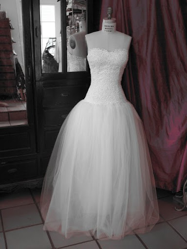 Tulle Wedding Bridal Gown