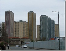 Red Road flats in Glasgow