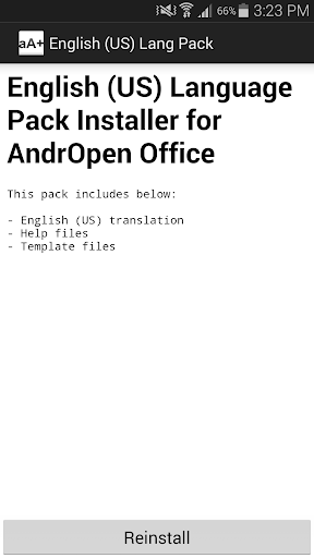 English US Language Pack