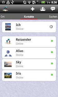 Android-Anwendung Phone Tracker-IM Map Navigator Screenshot