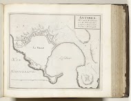 Plattegrond van Antibes, ca. 1693-1696