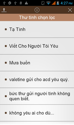 Thư tình chọn lọc