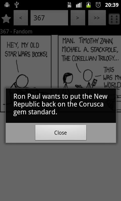    xkcdViewer- screenshot  