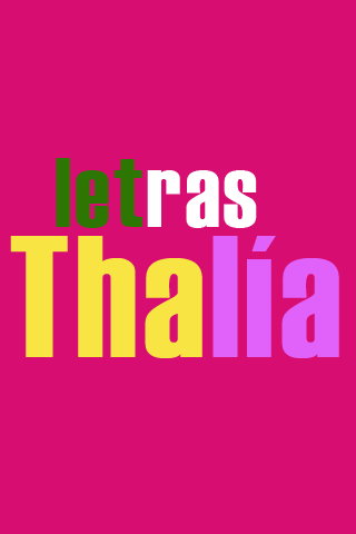 Thalía Letras