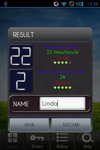 Breath Health Tester Pro Screen 3