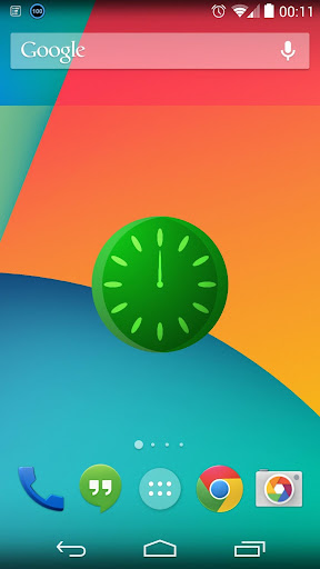 TimeFlux Clock Widget