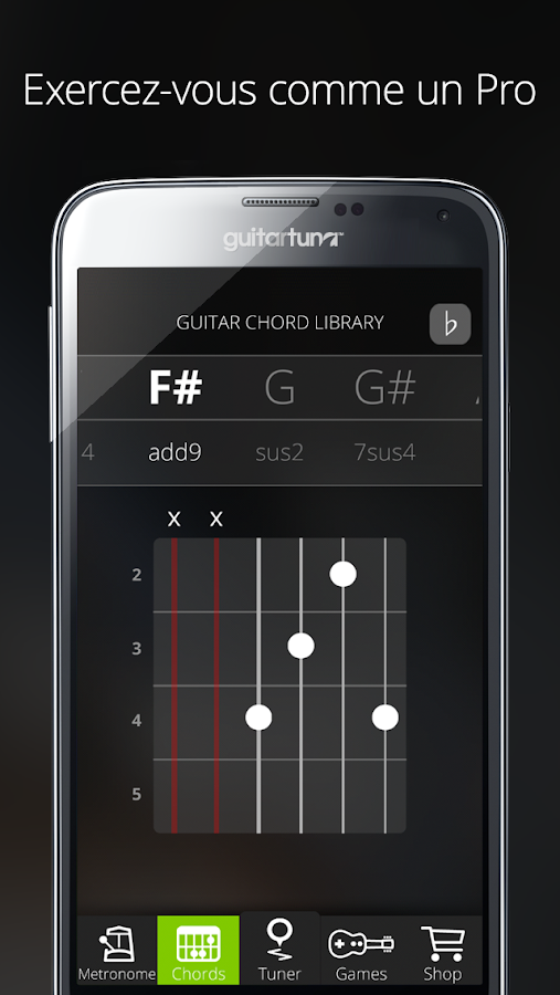 Accordeur Guitares GuitarTuna Applications Android sur Google Play