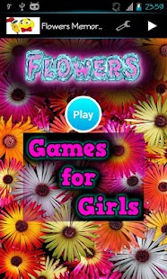 Flowers Memory Game