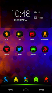 Next Launcher Theme GlowMix - screenshot thumbnail