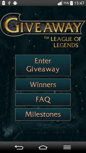 Giveaway for League of Legends