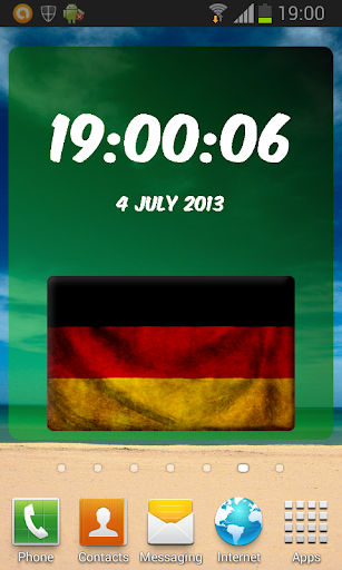 Germany Digital Clock