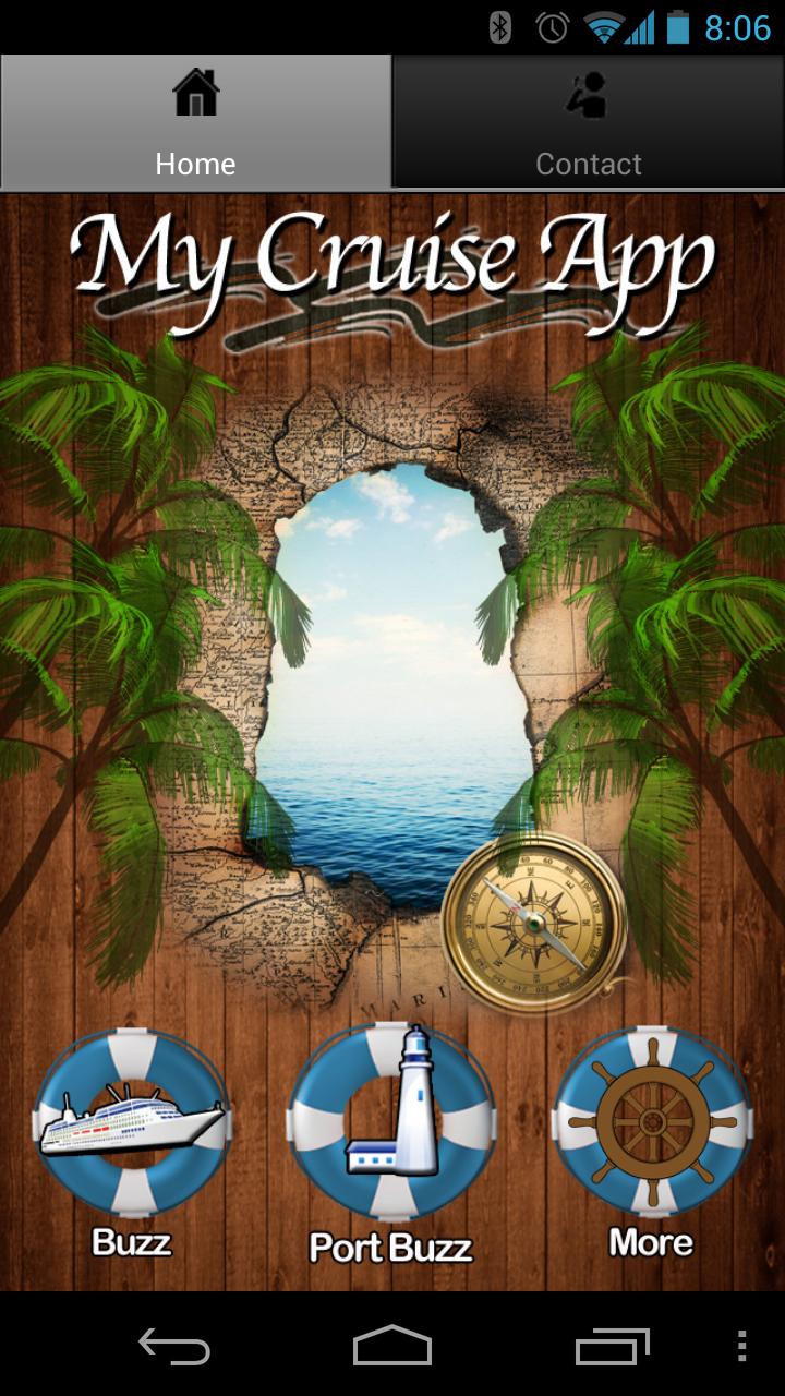 My Cruise App Screen 1