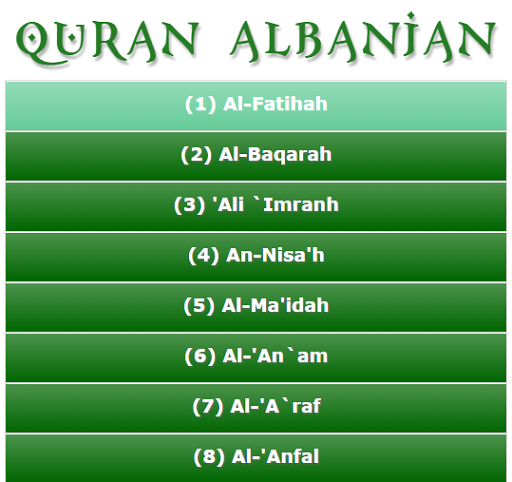 Quran Albanian