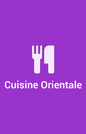 Recettes Cuisine Orientale