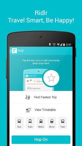 Ridlr: Public Transport App